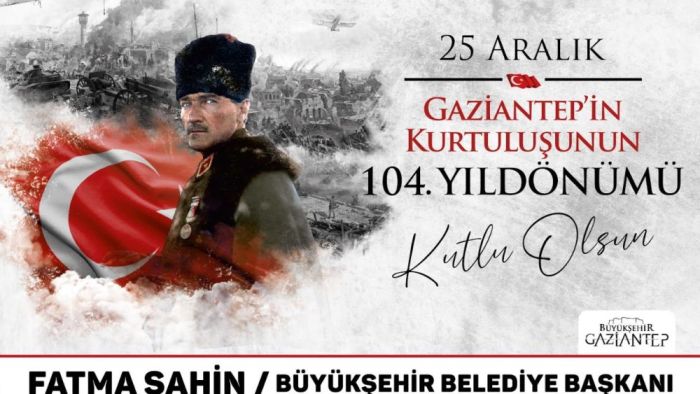 Gaziantep Büyükşehir 25 Aralık’ı unutmadı